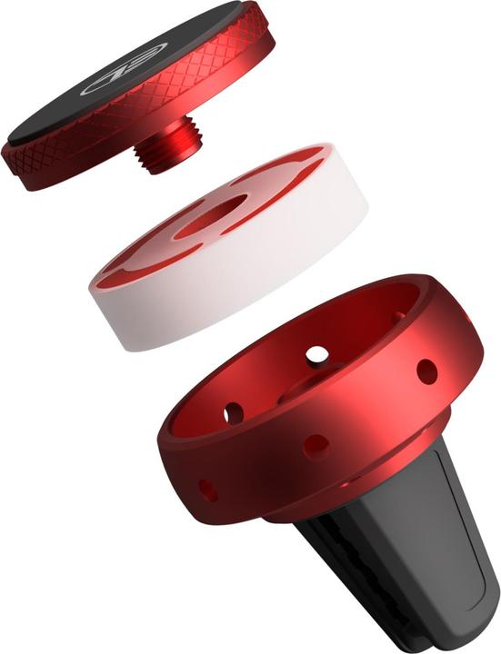 Image du produit Tellur FreshDot Car Phone Holder Magnetic, Fragrance Kit Bubble Gum, Air Vent mount red