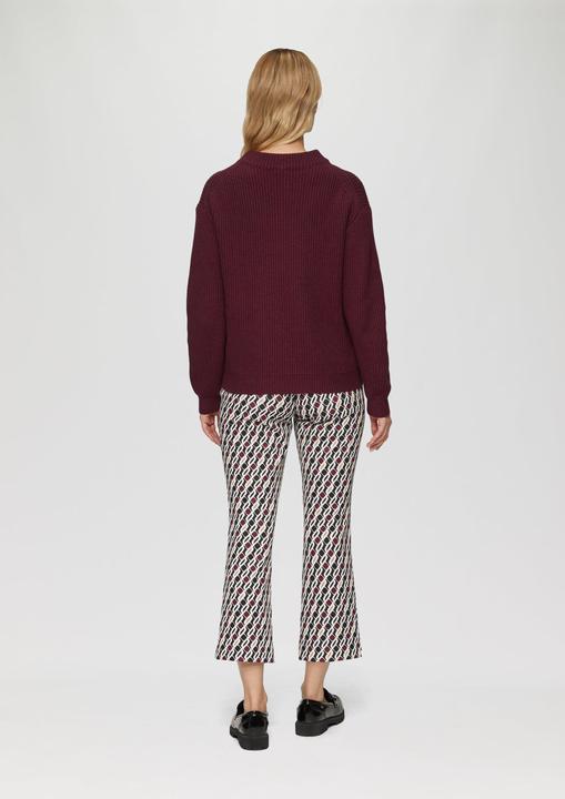 Produktbild s.Oliver Strickpullover Weicher Strickpullover im Relaxed Fit (L)