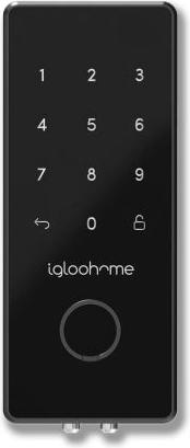 Produktbild Igloohome Smart Deadbolt 2S - der dünnste smarte Türschloss, metallisches Grau (Bluetooth, Schlüssel)