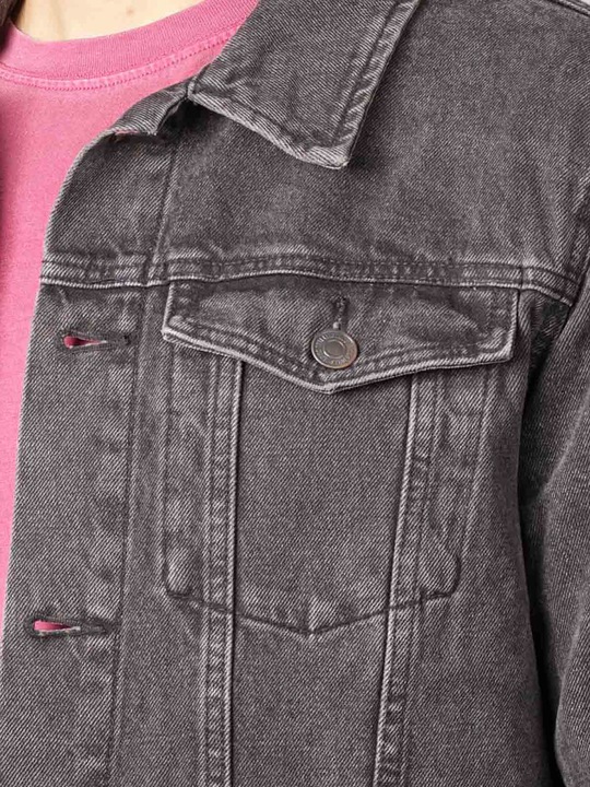 Actual product image Jack & Jones Jean Jacket Black Denim (M)