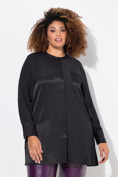 Image du produit Ulla Popken Tunique, style patchwork, col montant, manches longues (54)