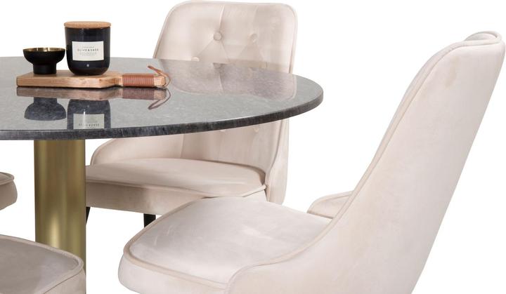 Produktbild Ebuy24 Essgruppe Estelle 17 (5-teilig) (Marmor)
