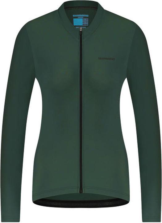 Produktbild Shimano W'S Element Long Sleeves Jersey Green XL (XL)