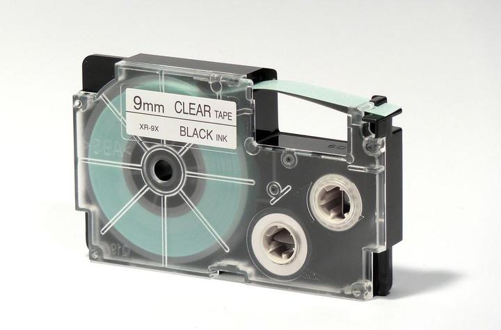 Produktbild Casio Schriftband XR (0.90 cm, Schwarz, Transparent)