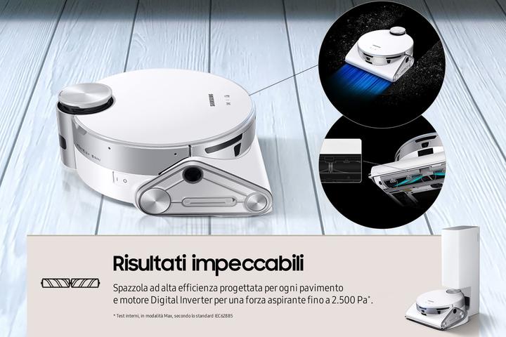 Produktbild Samsung Jet Bot AI+ Roboter-Staubsauger (Saugroboter)