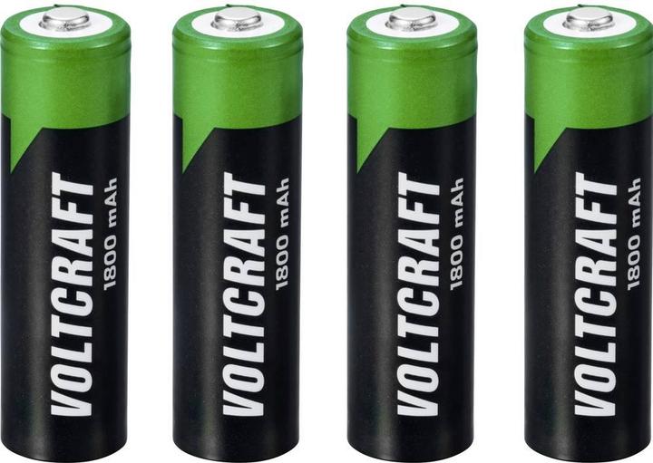 Voltcraft VC-16026010 Mignon (AA)-Akku NiMH 1800 mAh 1.2 V 4 St. (4 Stk., AA, 1800 mAh)