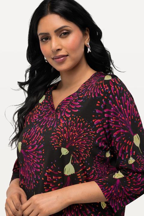 Produktbild Ulla Popken Slinkyshirt, Classic, V-Ausschnitt, 3/4-Arm (58)