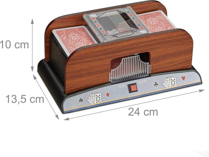 Actual product image Relaxdays Card Shuffler 2 Decks