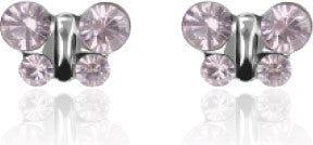 Immagine prodotto Studex Orecchini Sensitive Butterfly Alexandrite (Acciaio inossidabile)