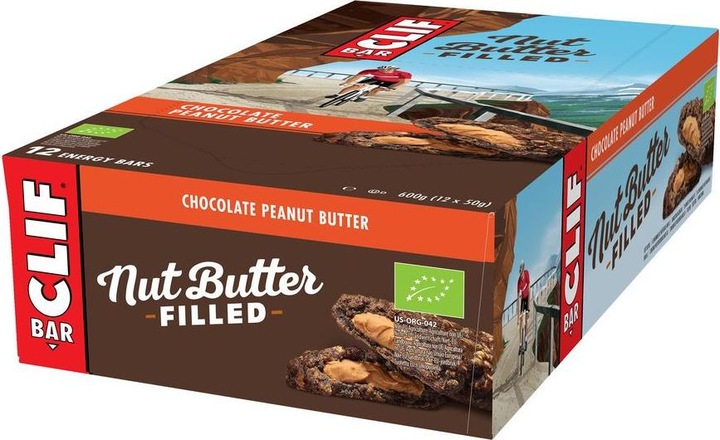 Actual product image Clif Bar Bar Nut Butter Filled (Groundnut, Sweet, Chocolate, Nutty, Oats, 12 pcs., 600 g)