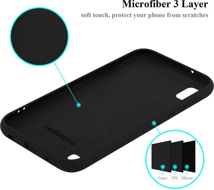 Actual product image Cadorabo TPU Liquid Silicone Case Cover (Samsung Galaxy A10, HTC One M10)