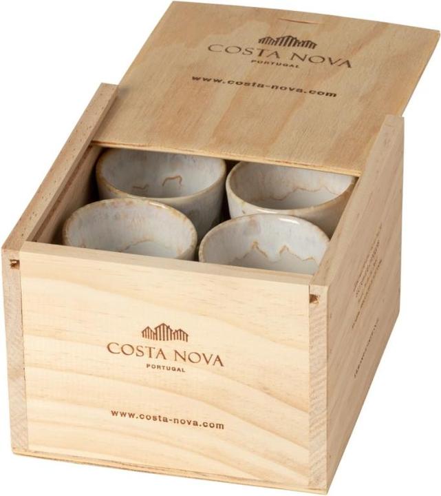 Produktbild Costa Nova 8er Set Grespresso Geschenkbox Espressotasse 70ml weiss (70 ml, 8 x)
