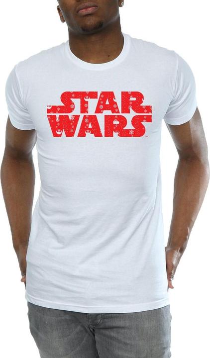 Immagine prodotto Star Wars Christmas Logo Maglietta Uomo (S)