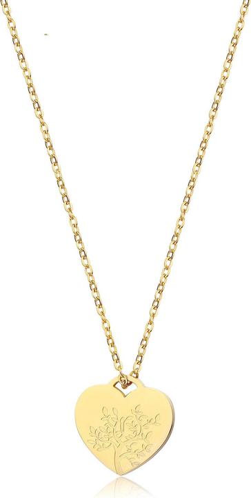 Immagine prodotto Sagapo S'Agapµ - Collana con cuore in oro Be My Family SBY002 (Acciaio legato)