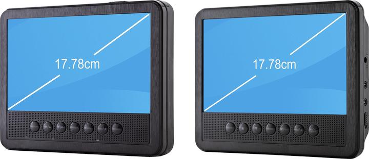 Actual product image Reflexion DVD 7052 Head rests (Portable DVD player)