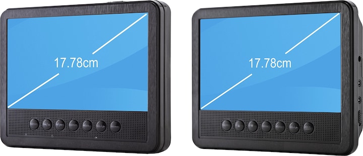 Actual product image Reflexion DVD 7052 Head rests (Portable DVD player)