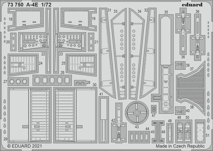 Actual product image Eduard A-4E 1/72 for FUJIMI / HOBBY 2000