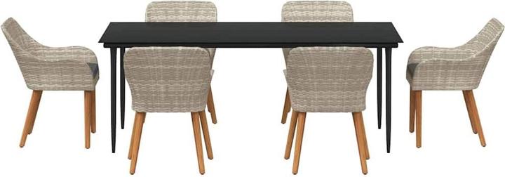 Produktbild vidaXL Garten Essgruppe (200 x 100 x 74 cm)