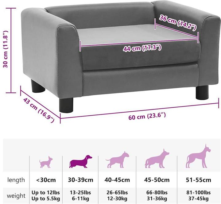 Image du produit vidaXL Hundesofa (Chien)