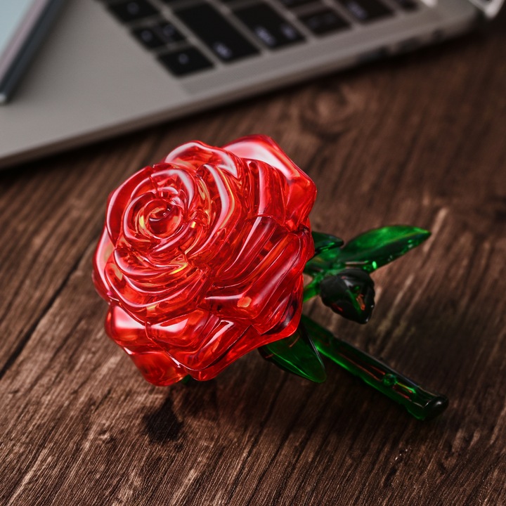 Produktbild HCM Kinzel 3D Crystal Rose (40 Teile)