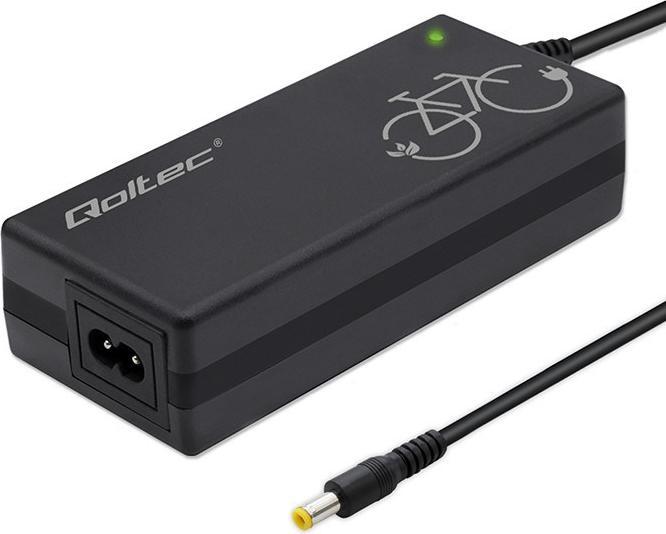 Actual product image Qoltec Ładowarka do baterii roweru elektrycznego 36V | 42V | 2A | 5.5*2.5 (E-bike charger)