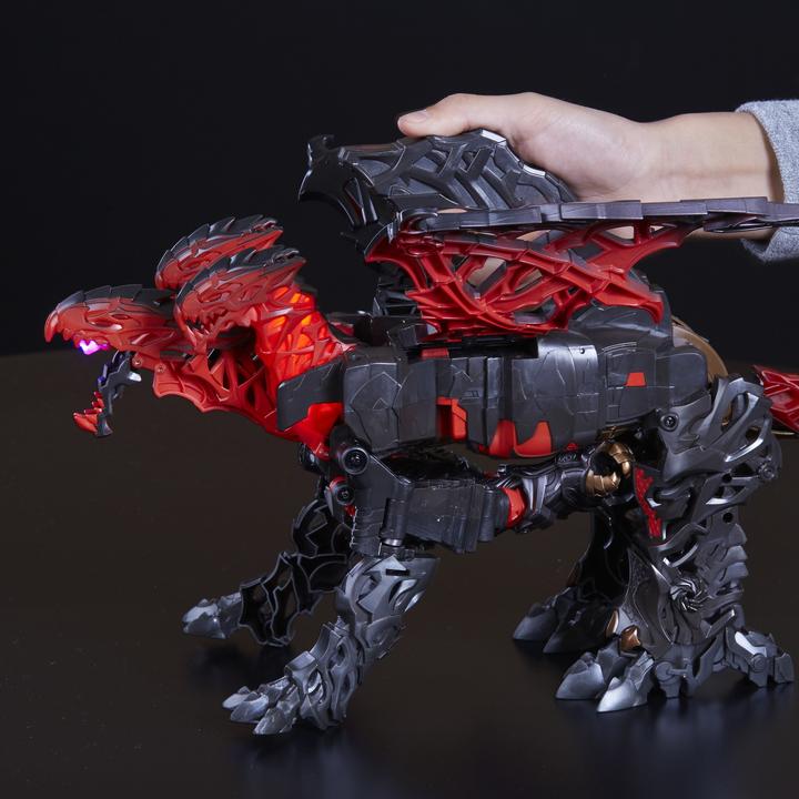 Actual product image Transformers Movie 5 Mega Turbo Changer Dragonstorm