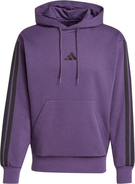 Produktbild Adidas Herren Essentials 3-Streifen Fleece Lila Sweatshirt (M)