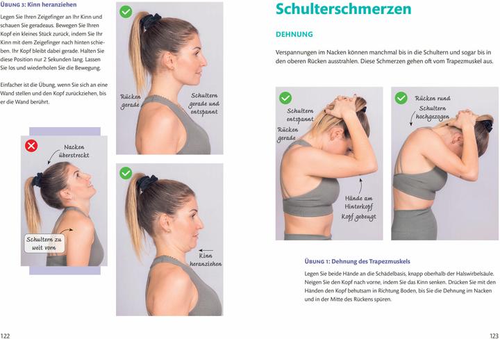 Produktbild Ganz einfach schmerzfrei - 130 Übungen gegen die häufigsten Beschwerden und Schmerzen (Deutsch, Cécile Aubry, Jeanne Pigerol, Jeff Habourdin, Wiebke Krabbe, 2024)