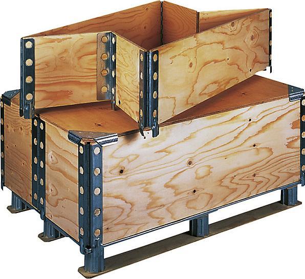 Immagine prodotto kaiserkraft Paretale flow, pieghevole con sei cerniere, in legno, formato Euro, altezza 300