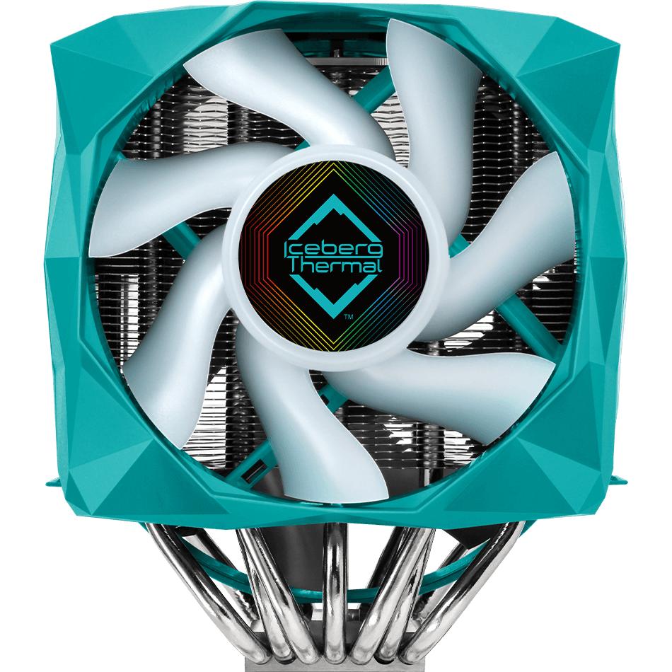 Thumbnail - Iceberg Thermal IceSLEET X7 Dual - RGB - AM4/Intel (166 mm), CPU Kühler, Blau