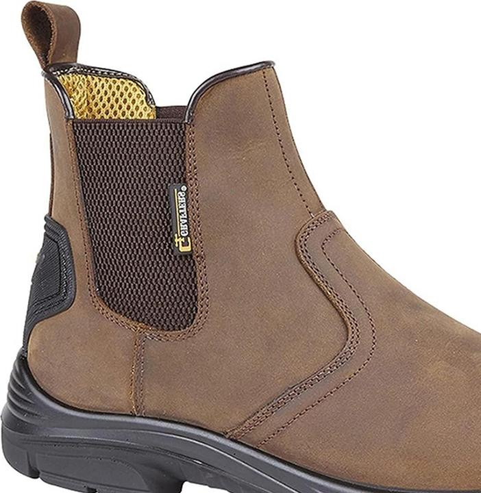 Actual product image Grafters Safety boots with elasticated inserts Extra Wide Eeee (S3, 48)