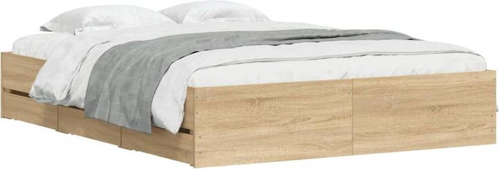 Actual product image VidaXL Bed frame with drawers 140 x 200cm (140 x 200)