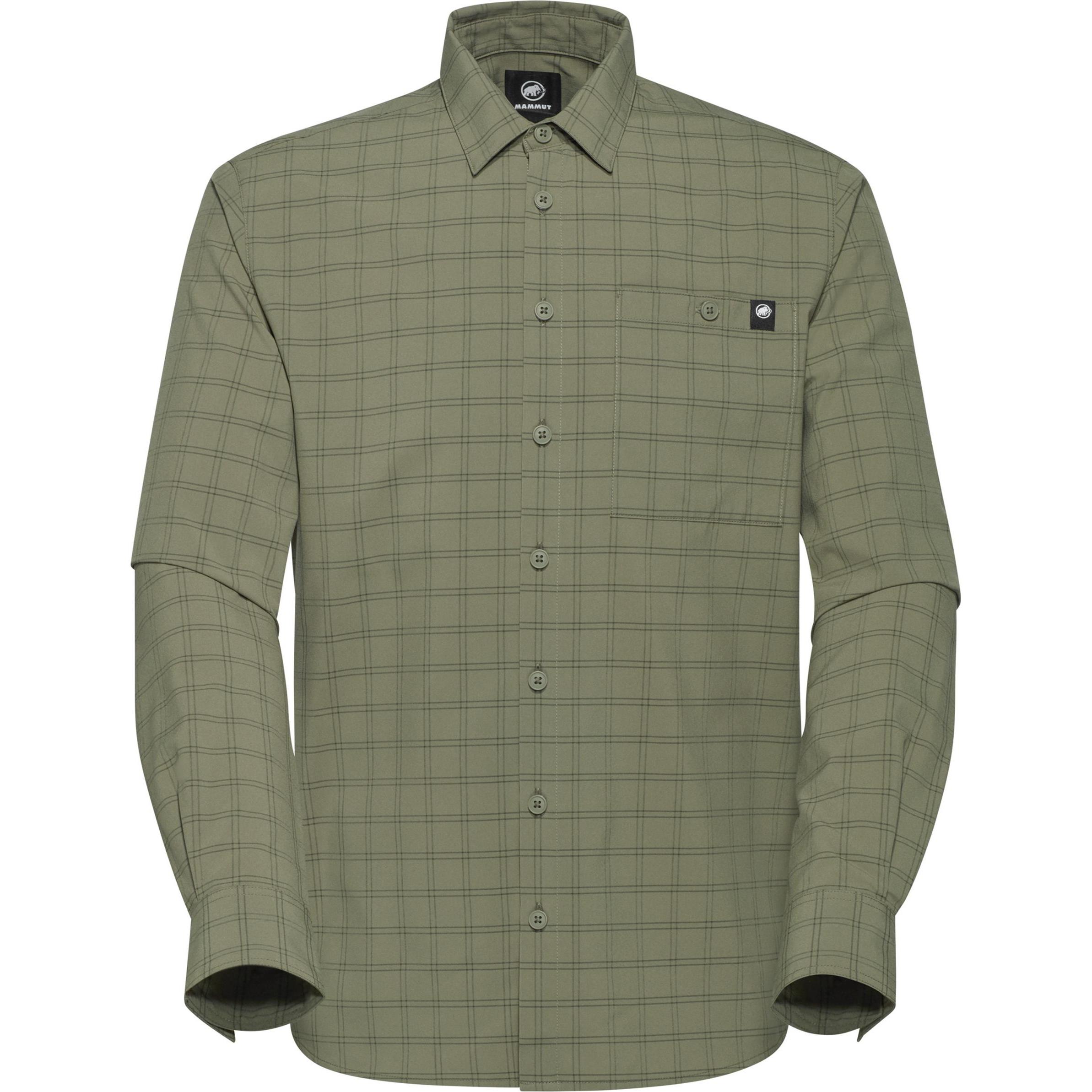 Mammut, Herren, Hemd, Lenni Longsleeve Shirt Men, Grün, (XL)