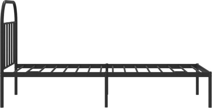 Image du produit VidaXL Bettgestell mit Kopf- und Fussteil Metall Weiss 200x200 (200 x 200 cm)