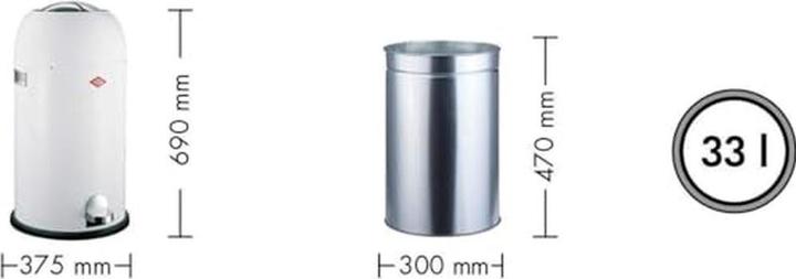 Actual product image Wesco Kickmaster (33 l)