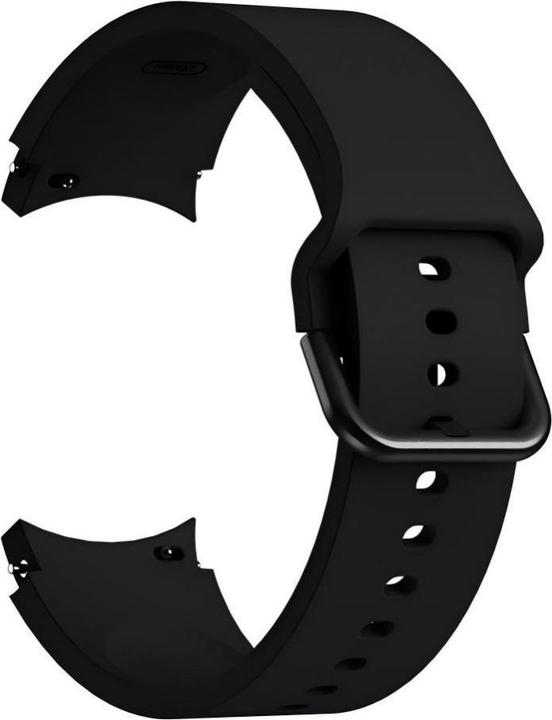 Produktbild Tech-Protect Silicone Strap for Samsung Galaxy Watch 4 / 5 / 5 Pro / 6 / 7 / FE - Black (TPU)