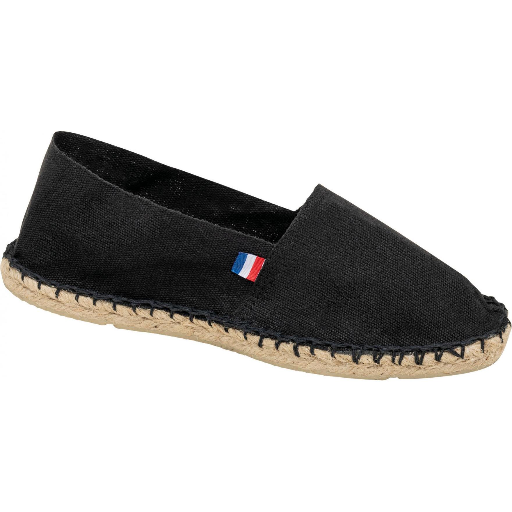 Kariban, Herren, Espadrilles, Made in France, Schwarz, (40)