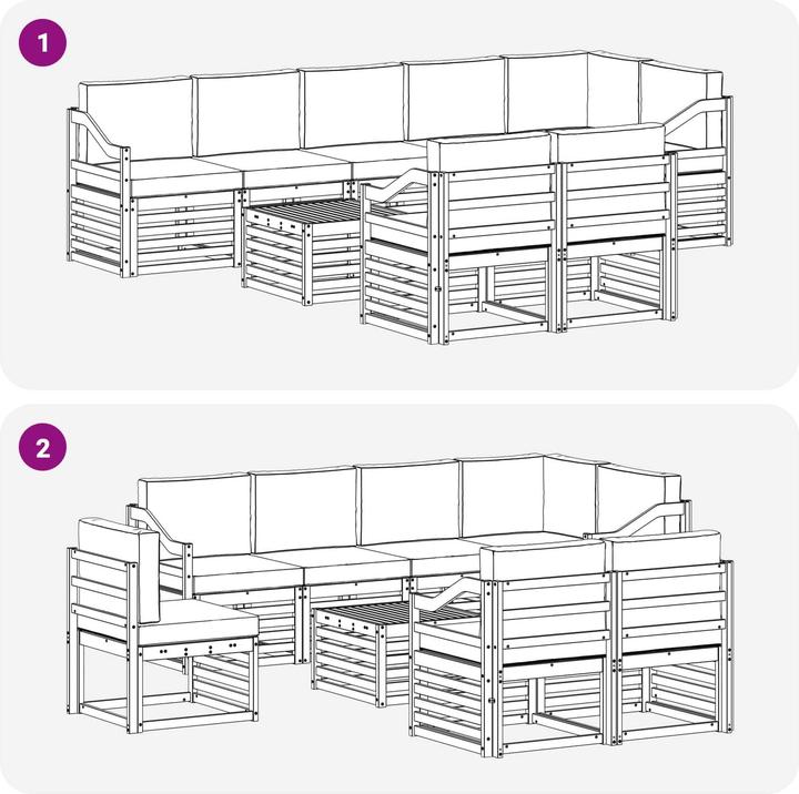 Produktbild vidaXL Sofa Set