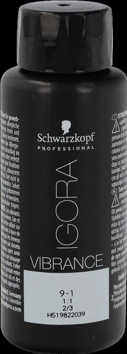 Image du produit Schwarzkopf Professional Teinture pour cheveux IGORA Vibrance NOUVEAU (9-1 Extra Light Blonde Cendré Cendré)