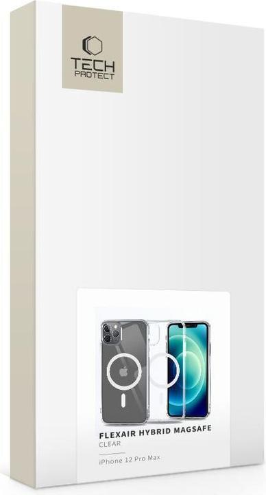 Immagine prodotto Tech Technology Protected CASE Technology Protected Flexair Hybrid MagSafe Apple iPhone 12 Pro Max Kla (Apple iPhone 12 Pro Max)