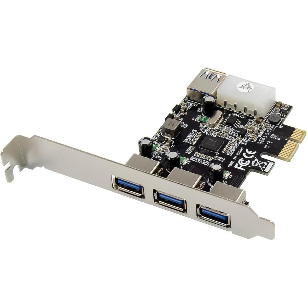 MicroConnect Scheda 3+1 porte USB 3.0 PCIe, Scheda controller