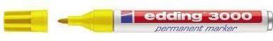 Actual product image Edding Permanent Marker 3000 (Yellow, 3 mm, 1 x)