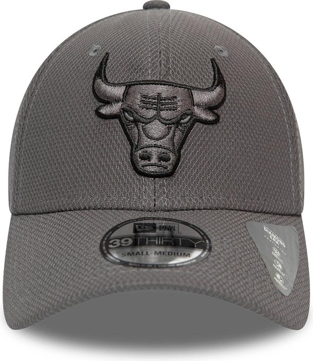 Produktbild New Era 39Thirty Diamond Cap - Chicago Bulls graphite - S/M (S/M)
