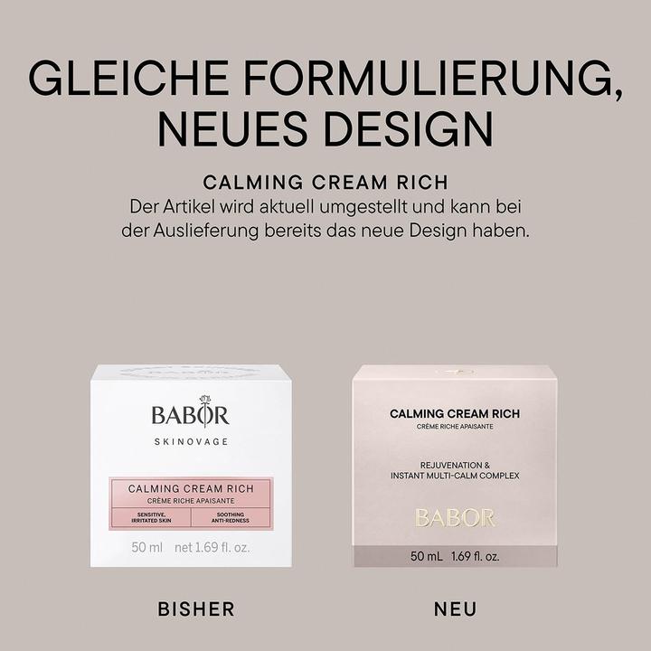 Actual product image Babor SKINOVAGE - Calming Cream Rich Sensitive Skin (50 ml, 24h cream)
