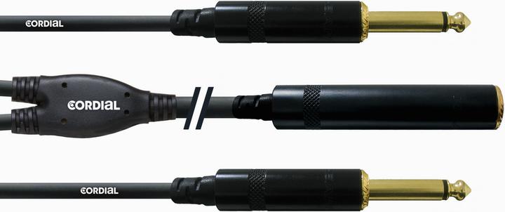 Immagine prodotto Cordial 2in1 (0.30 m, Jack 6,3 mm)