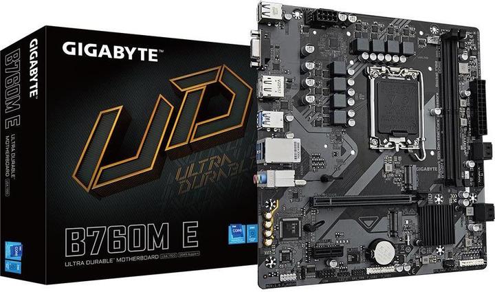 Image du produit Gigabyte Mainboard||Intel B760 Express|LGA1700|Micro-ATX|Memory DDR5|Memory slots 2|B760ME1.0 (LGA 1700, Intel B760 Express, mATX)