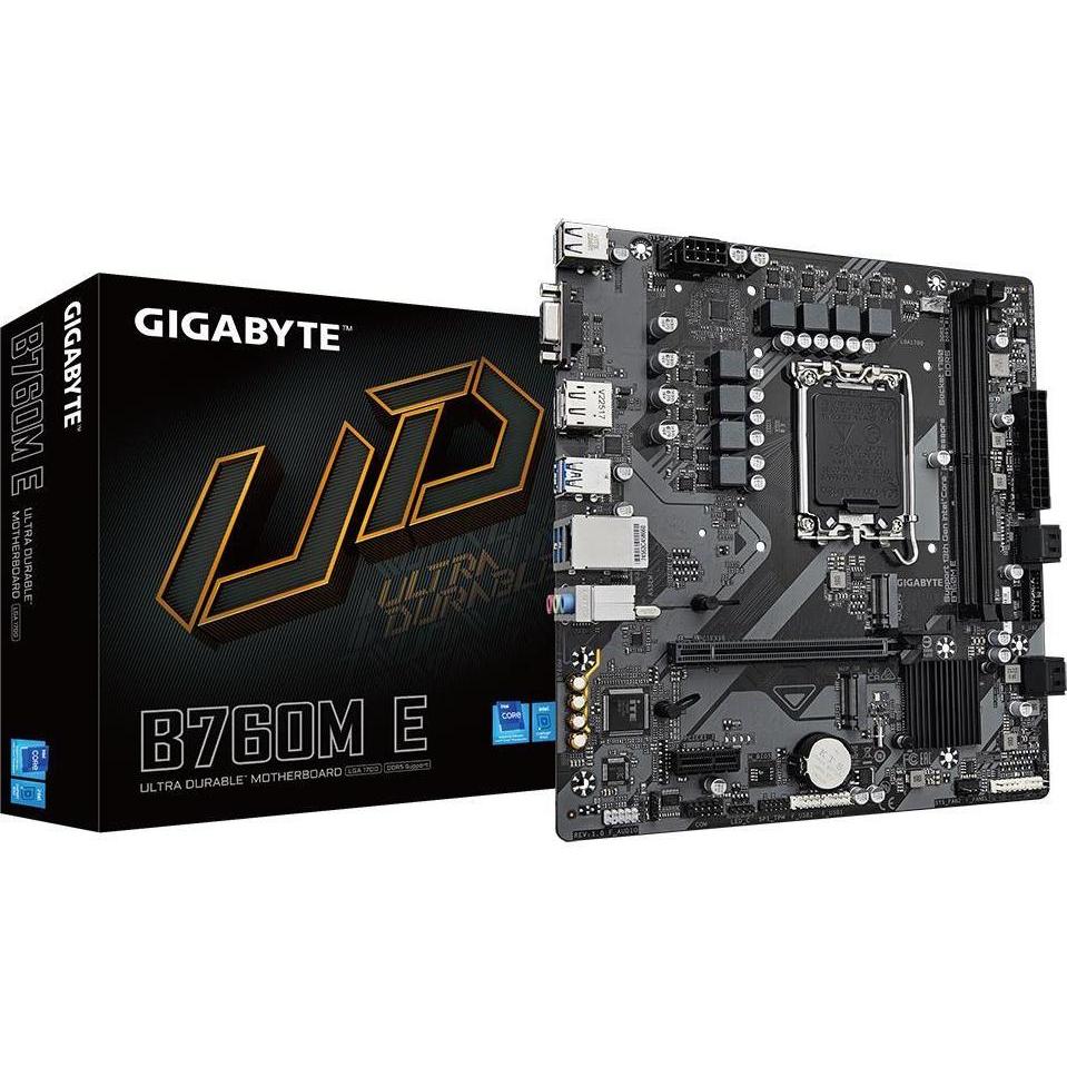 Gigabyte Mainboard Intel B760 Express LGA1700 Micro-ATX Memory DDR5 Memory slots 2 B760ME1.0 (LGA 17