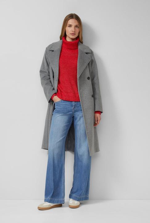 Produktbild s.Oliver Strickpullover Oversize-Strickpullover mit weiten Ärmeln und Rollkragen (34)