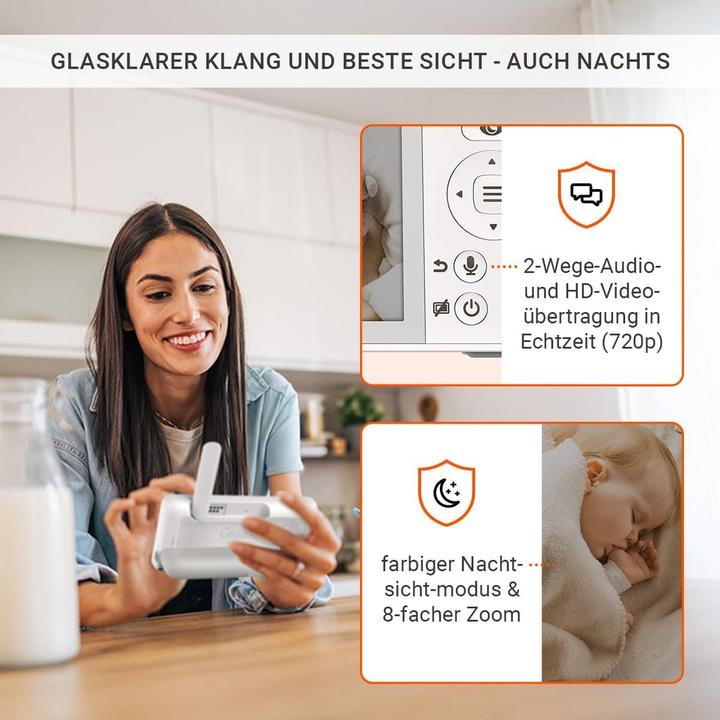 Actual product image Gigaset BABY 500 Video w (300 m)