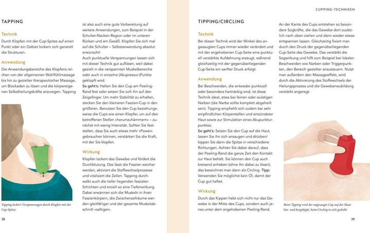 Produktbild Cupping - Die neue Methode zum Lösen der Faszien (Deutsch, Heike Oellerich, Miriam Wessels, 2018)